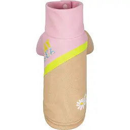 Толстовка Pet Fashion Daisy XS2 рожева з бежевим