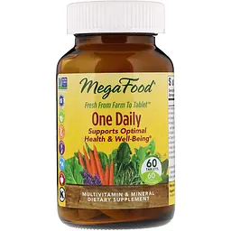 Мультивітаміни MegaFood One Daily 60 таблеток - мініатюра 4