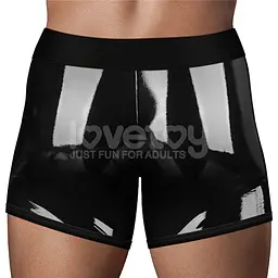 Труси для страпону Lovetoy Chic Strap-On Shorts, 40-43 (чорний) - мініатюра 3