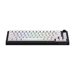 Клавіатура Hator Skyfall 65 Aurum Sterling RGB Wireless/Bluetooth/USB UA Black/White (HTK3160UA) - мініатюра 3