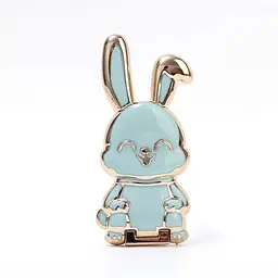 Тримач для телефону Кролик Turquoise 4x9 см UKC 2 шт Бірюзовий (id_548)