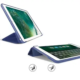 Чохол-книжка BeCover Tri Fold Soft TPU Silicone для Apple iPad 10.2 2019/2020/2021 Deep Blue (706882) - мініатюра 6