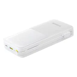 Зовнішній акумулятор Baseus Bipow 2 Digital Display Power Bank With Built-in USB-C Cable 20000mah 20W Moon White (P10077101213-01) - мініатюра 6