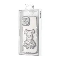 Чохол Shining Bear Case Protected Camera iPhone 15 Black - мініатюра 2