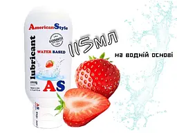 Лубрикант American Style Water Based Lubricant Strawberry на водній основі Полуниця 115 мл - мініатюра 3