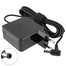 Блок живлення для ноутбука Asus 19V, 2.37A, 45W, 5.5x2.5мм, квадратний корпус (комплект: адаптер + перехідник) - мініатюра 2
