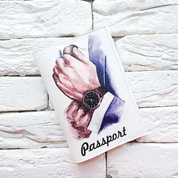 Обкладинка для паспорта Годинник