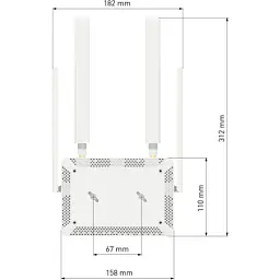 Маршрутизатор Keenetic Explorer 4G (KN-4910) - мініатюра 10