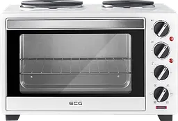 Електродуховка з конфорками ECG ET 32303 White 30 л - мініатюра 4