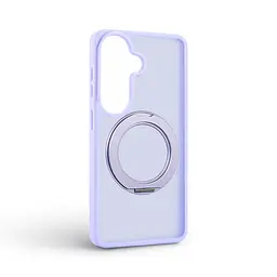 Противоударный чехол-панель для Samsung Galaxy S26 5G, Unit Stand2, фиолетовый, силикон + поликарбонат, защита всего корпуса, с подставкой, поддержка магнитных держателей и беспроводной зарядки (MagSafe), ArmorStandart (ARM89958) - мініатюра 2