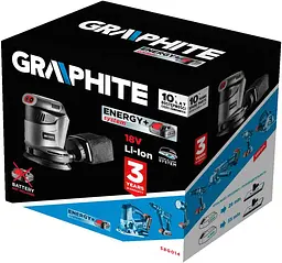 Шліфмашина ексцентрикова акумуляторна Energy + 125мм 18В Graphite teh0025436 - мініатюра 7