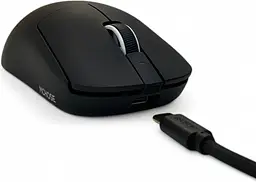 Ігрова бездротова мишка Mchose A7 Pro / Сенсор PixArt PAW3395 / 26 000 DPI / Три режими підключення / Black - мініатюра 4