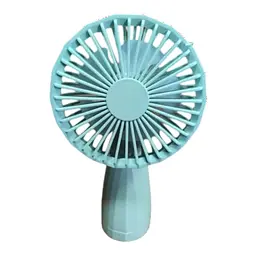 Ручний побутовий портативний вентилятор Mini Fan 6601 на акумуляторі з ручкою мінівентилятор ментоловий
