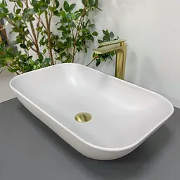 Умивальник VBI Avezzano grey matt накладний VBI-014402, Сірий - мініатюра 3
