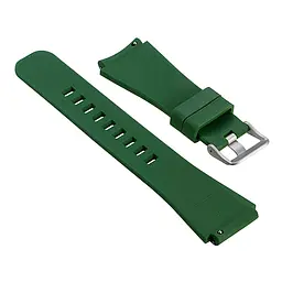 Ремінець для Samsung Gear S3 - темно-зелений силікон розмір L Watchbands (WB001DARKGREENNW1) - мініатюра 3