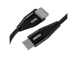 Кабель USB Type-C Choetech USB Type-C to USB Type-C 60W 1.2m Black (XCC-1003)