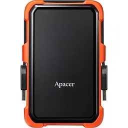 Зовнішній жорсткий диск Apacer AC630 1TB Black/Orange (AP1TBAC630T-1) [107229]
