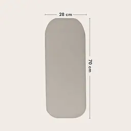 Простирадло Lionelo Bamboo Sheet Off White Beige 70 x 28 см (LO-BAMBOO SHEET OFF WHITE BEIGE 70x28) 2 шт. - мініатюра 5