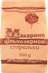 Макаронні вироби Козуб продукт Спіральки, цільнозернові, 500 г (689387) - мініатюра 3