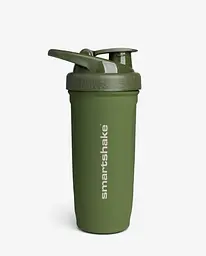 Шейкер спортивний SmartShake металевий Reforce Stainless Steel 30oz/900 мл Army Green (11153001) - мініатюра 1