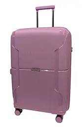 Валіза середня Airtex 245 поліпропілен M Рожевий