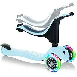 Самокат Globber серії Go Up Sporty з підсвічуванням світло-блакитний (452-200-3) - мініатюра 3
