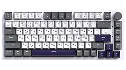 Клавіатура GamePro Genesis Warden MK160P RGB White/Grey