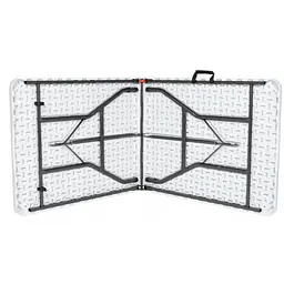 Розкладний стіл для кейтерингу FunFit 180x74 x 3,5 см Білий (4897) - мініатюра 3