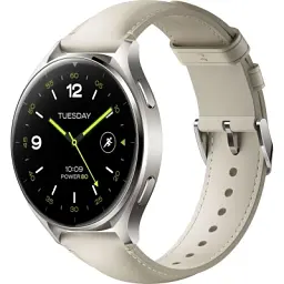 Смарт-годинник Xiaomi Watch 2 Titan BHR9306GL Gray Case White Leather Strap (1093970) - мініатюра 8