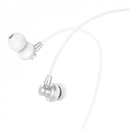 Навушники Hoco M98 Delighted metal With Microphone срібні (38149 silver) - мініатюра 4