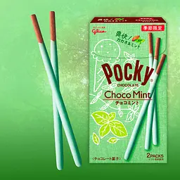 Японські палички Glico Pocky Choco Mint 65.4г - мініатюра 2