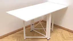 Стіл-книга трансформер Оріон 2 Ferrum-decor 750x1520x730 Білий метал ДСП Біле 16 мм (FRD-104590) - мініатюра 4
