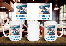 Чашка "Tralalero Tralala" 425 мл Чорна