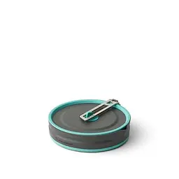 Каструля складна з чохлом Sea to Summit Frontier UL Collapsible Pot w/Sack, 2.2 L Сірий-Бірюзовий - мініатюра 3