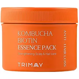 Відновлювальна маска Trimay Kombucha Biotin Anti-Hair Loss Essence Pack проти випадіння волосся з комбучею 180 мл
