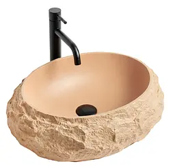 Умивальник Rea Mika накладний 50x38 см light terracotta matt REA-U7348