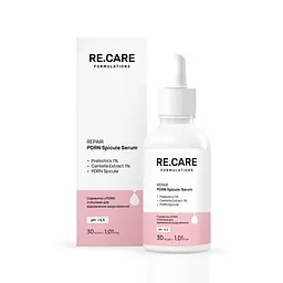 Сироватка з PDRN спікулами для відновлення шкіри обличчя Repair PDRN Spicule Serum RE.CARE 30 мл - мініатюра 2