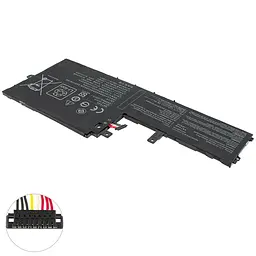 Акумулятор Asus C31N1721 (EeeBook E406SA, E406MA) 11.4V 5000 mAh 56Wh Black (0B200-02830100) - мініатюра 2