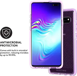 Чохол протиударний з антимікробним покриттям Tech21 Evo Check для Samsung Galaxy S10 5G SM-G977 (6.7") Orchid Purple - мініатюра 6