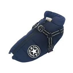 Світловідбивна зимова куртка для собак Tibetan Blue