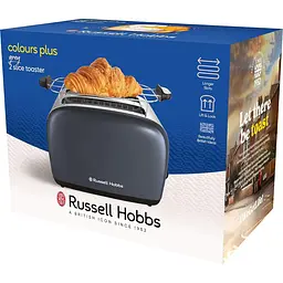 Тостер Russell Hobbs Colours Plus 1600 Вт сірий (26552-56) - мініатюра 4