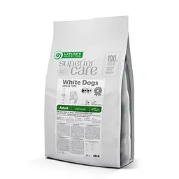 Сухий беззерновий корм для собак малих порід з білою шерстю Superior Care White Dogs Grain Free with Insect A