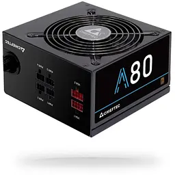 Chieftec Блок живлення A-80 (650W), >85%, 120мм, 1xMB 24pin(20+4), 1xCPU 8pin(4+4), 4xMolex, 6xSATA, 2xPCIe 8pin(6+2), Modular