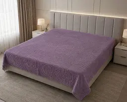Простирадло махрове жакардове Parisa Home 200х220 щільність 400 г/м2 лаванда