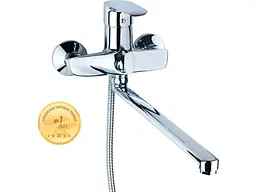 Смеситель для ванны с длинным изливом Aquatica KN-2C228C