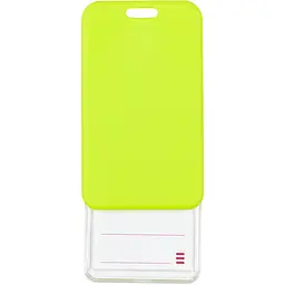 Бейдж-чохол Axent SoftTouch матовий салатовий 4550V (54x85мм) упаковка 5 шт. (4550V-09-A) - мініатюра 3