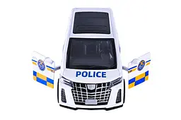 Іграшковий мікроавтобус металевий Toyota Alphard 1:32 Автопром світлозвукові ефекти AP74205, 2 кольори, в коробці р.15х6,5х7см - мініатюра 7