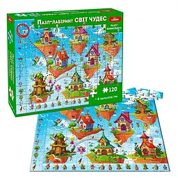Пазл-віммельбух лабіринт Світ чудес Ludum ME5032-34 (4820215155731) shop (4820215155731)