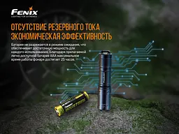Ліхтар ручний Fenix E01 V2.0 блакитний - мініатюра 8