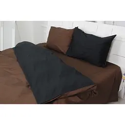 Постільна білизна MirSon Сатин Premium Dark Chocolate 0211+0055 2х160х220 (2200001718579) - мініатюра 6